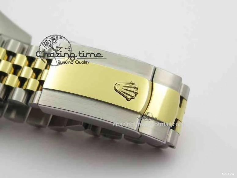 MiroTime 0324 DateJust II 41mm SS YG BP Maker Best Edition Black Roman Dial On Jubilee Bracelet A DailyWear 3665